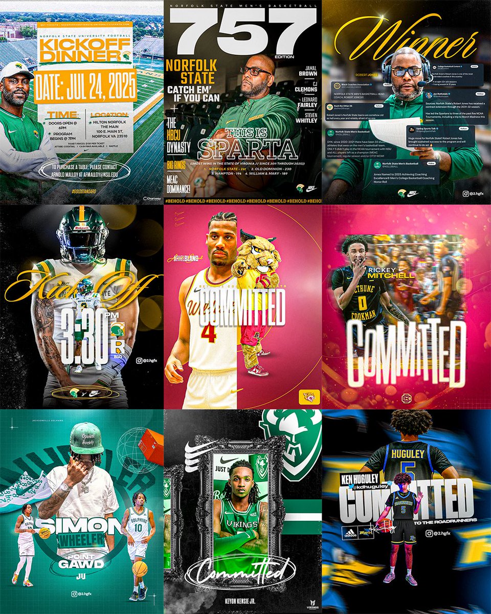 🚨

Coaches if you need graphic design to boost your social media presence and help in recruiting… 

DM’s are open❗️