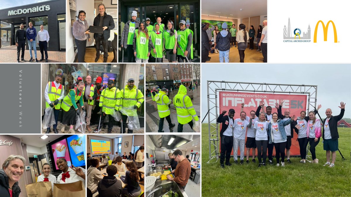 Happy #VolunteersWeek we have proudly:

🍽️ Donated food to the West End Community Trust event
🚮 Organised community litter pickings
💙 Helped RMHC to raise vital funds
🌱 Supported the Young Westminster Foundation
👨‍🍳 Cooking for Evelina house
💻 Donated laptops