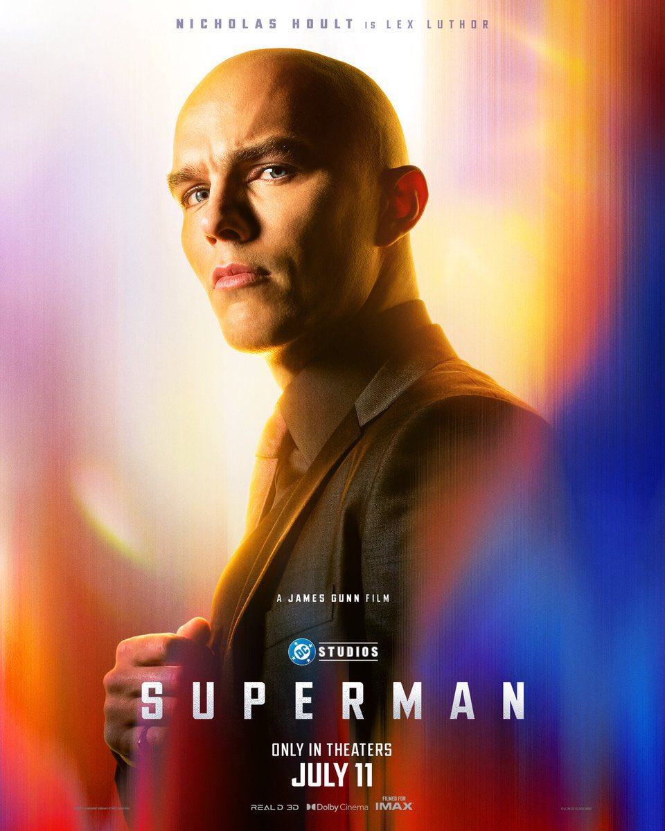 First poster for Nicholas Hoult as Lex Luthor in James Gunn’s ‘SUPERMAN’