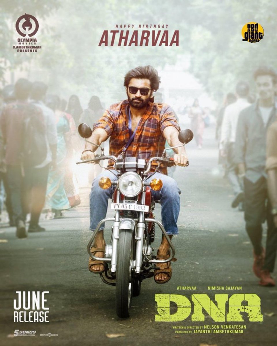 Cant wait for this one 💥💥💥
Gonna rock Box-Office for sure #DNA
<a href="/Atharvaamurali/">Atharvaa</a> <a href="/RedGiantMovies_/">Red Giant Movies</a>