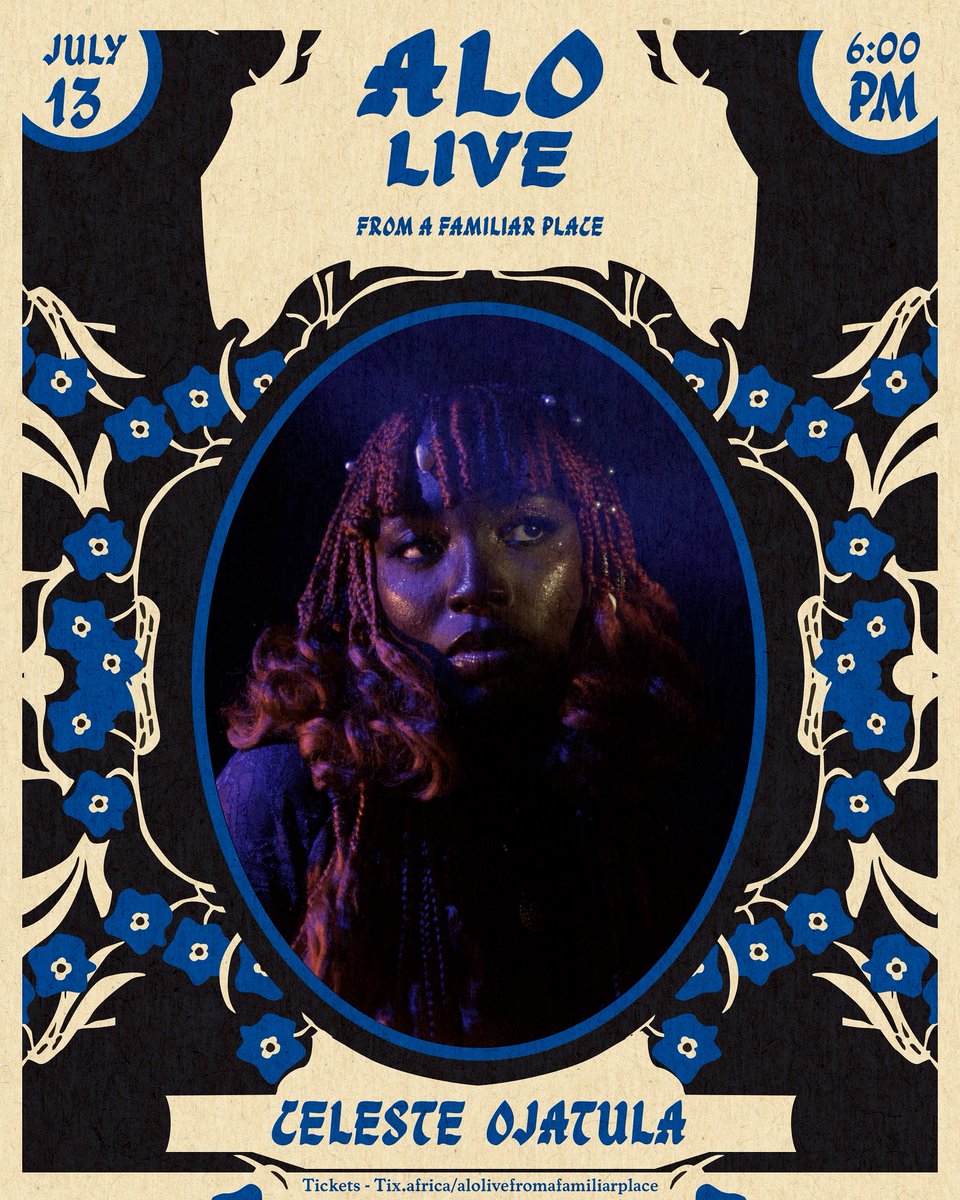 So so proud to announce Alo Live (from a Familiar Place). I’ll be performing my first headline of the year with songs from my debut EP, plus new songs from what comes next 🤭

If you’re not afraid to feel your feelings and escape for a couple hours, come

tix.africa/alolivefromafa…