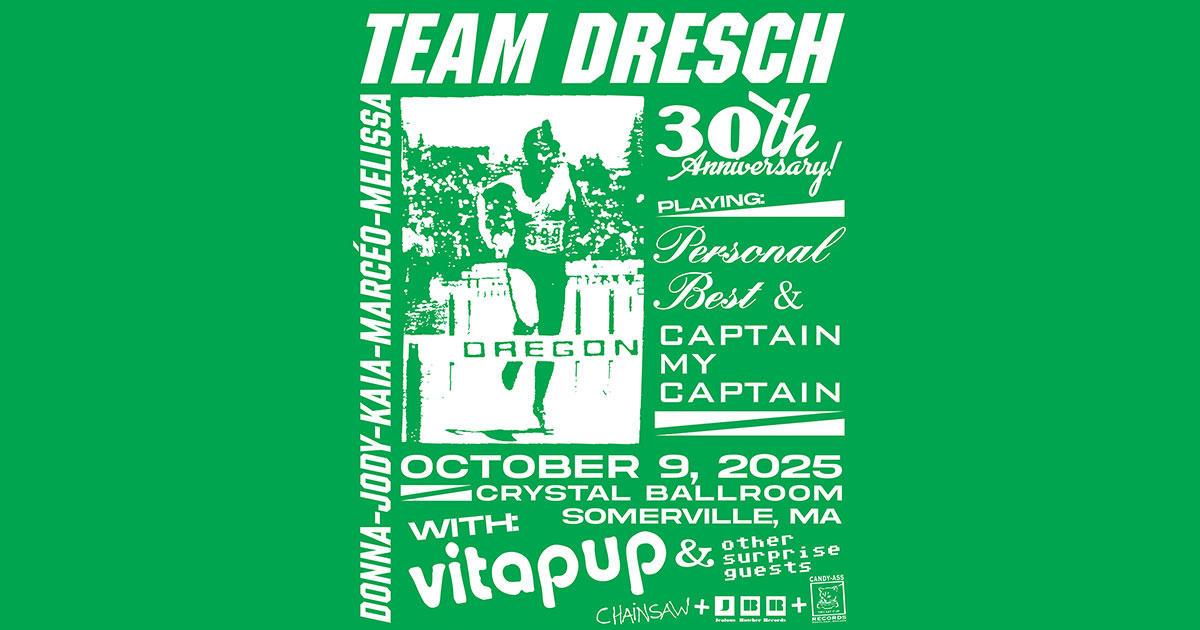 Crossroads Presents (@xrpresents) on Twitter photo JUST ANNOUNCED! πΈ Team Dresch hits <a href="/CrystalSville/">Crystal Ballroom</a> on October 9th!
π On Sale | June 6 | 12pm
More info here: bit.ly/43Lx198 JUST ANNOUNCED! πΈ Team Dresch hits <a href="/CrystalSville/">Crystal Ballroom</a> on October 9th!
π On Sale | June 6 | 12pm
More info here: bit.ly/43Lx198