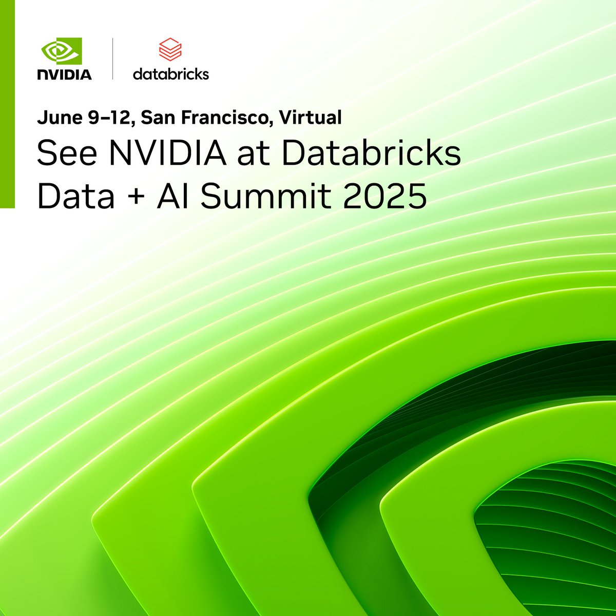 NVIDIAAIDev's tweet image. Databricks #DataAISummit is just around the corner, where you can join fellow technical experts and enterprise leaders to explore the latest advancements in data and AI.

While there, don&apos;t miss out on these must-see NVIDIA sessions: 
- Improve AI Training with the First…