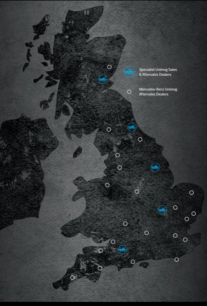 Did you know the #Unimog has 5 sales Dealers &amp; 26 authorised repairer locations in the UK.

Follow them to stay updated on all things Unimog🚜 - Unimog implement carrier | Mercedes-Benz Trucks

#TeamUnimog #UnimogUK