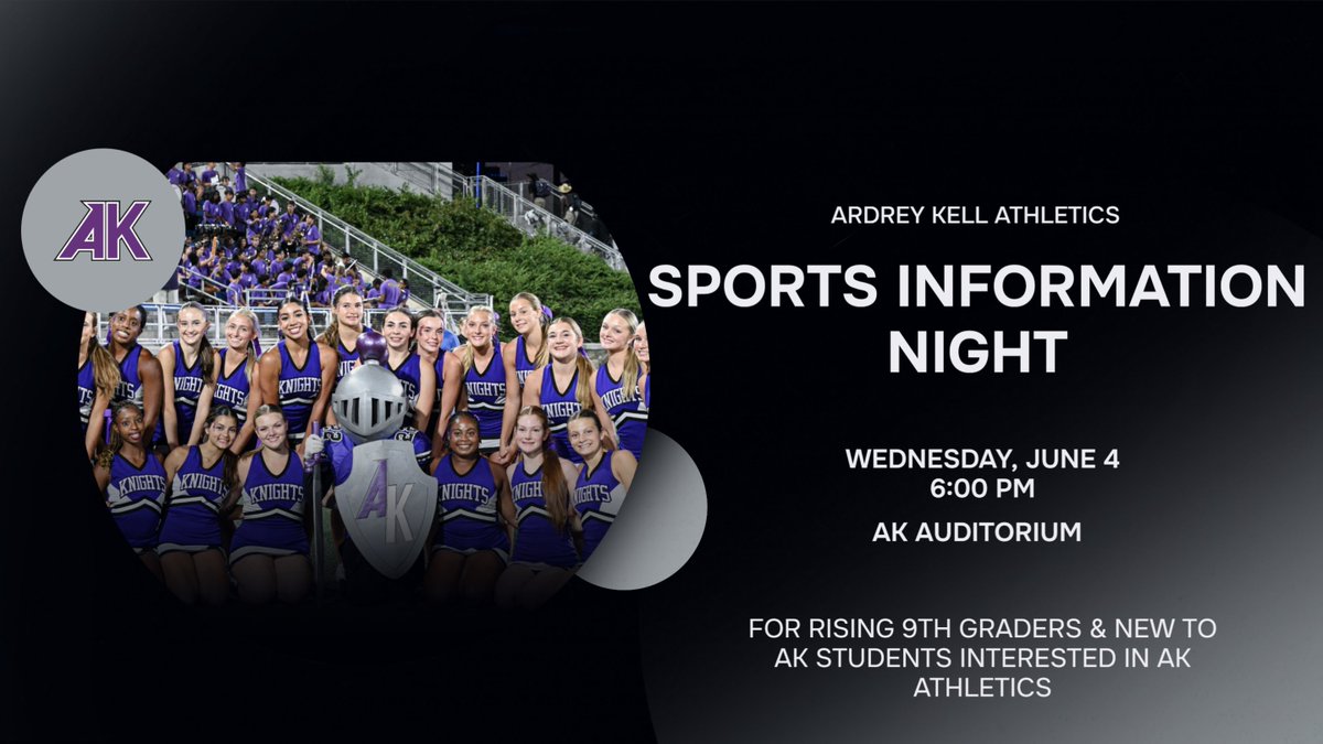 Looking forward to welcoming in our Future Knights &amp; their families tonight!