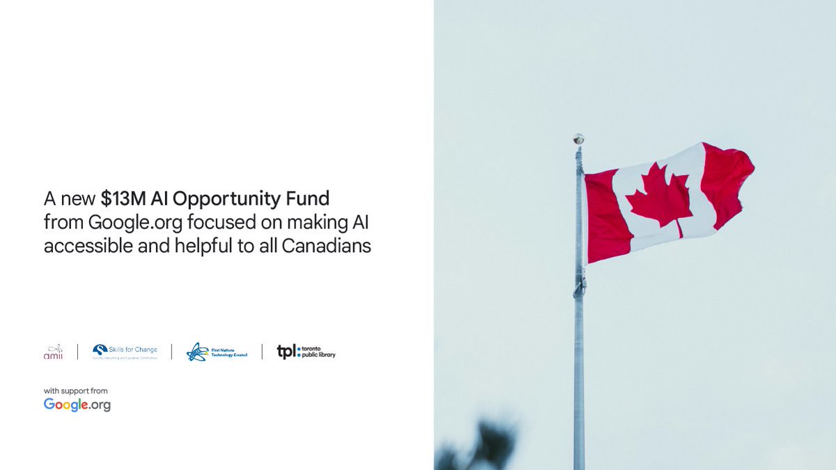 We’re thrilled to be one of the recipients of the Google.org AI Opportunity Fund for Canada, helping us expand access to AI skills training to build a brighter #AI future.
bit.ly/3FFm3tH

Our amazing team members Leah B. &amp; Kim are on site representing FNTC.