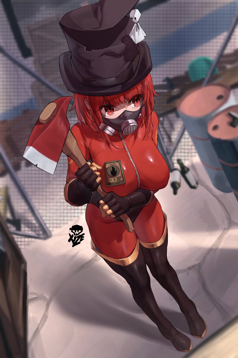 xizeSFW's tweet image. Fempyro commission for @PaladinMaui