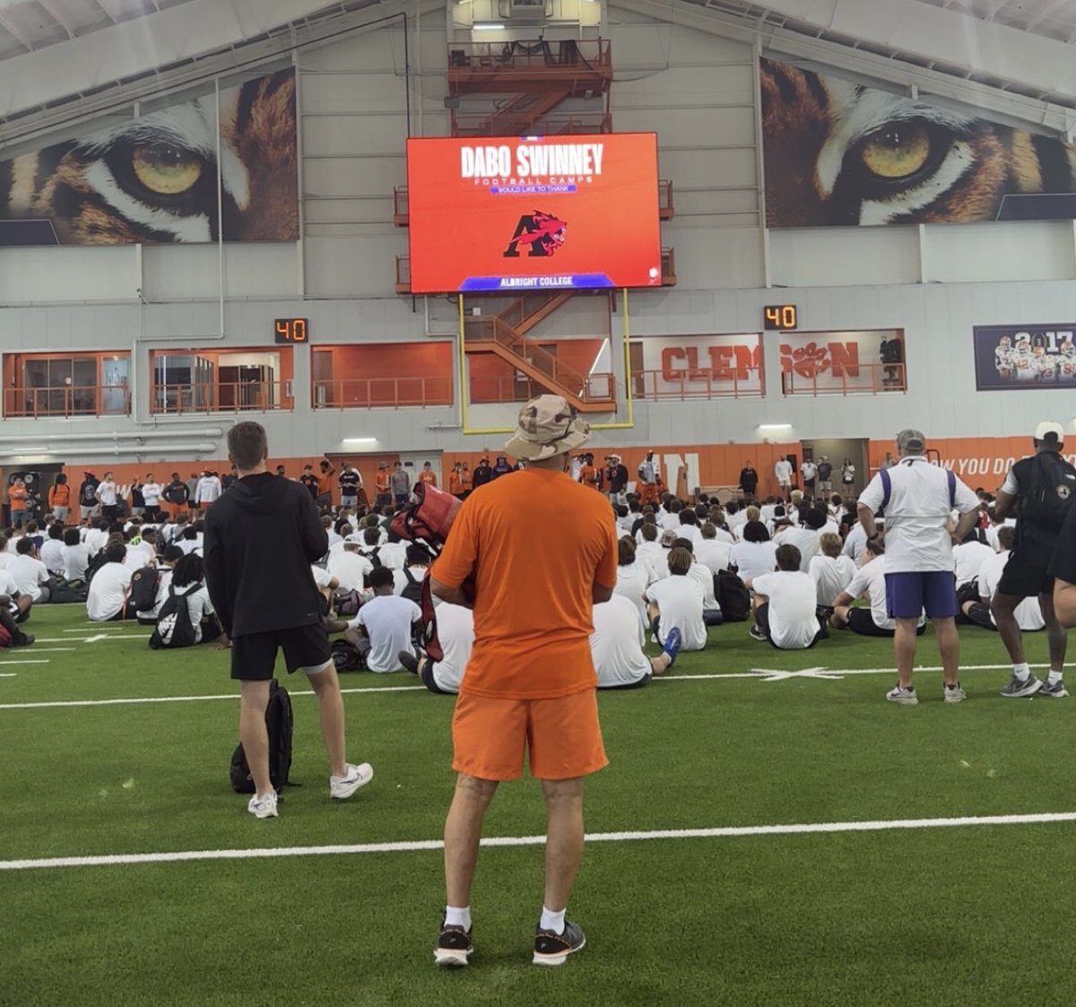Coach Weaver-Albright College HFC (@coachweaverac) on Twitter photo Been a great week back in Clemson representing <a href="/Albright_FBall/">Albright Football</a> at the <a href="/ClemsonFB/">Clemson Football</a> camps!! Great experience for our entire coaching staff!!
#ACDNA 🤝 #ALLIN Been a great week back in Clemson representing <a href="/Albright_FBall/">Albright Football</a> at the <a href="/ClemsonFB/">Clemson Football</a> camps!! Great experience for our entire coaching staff!!
#ACDNA 🤝 #ALLIN