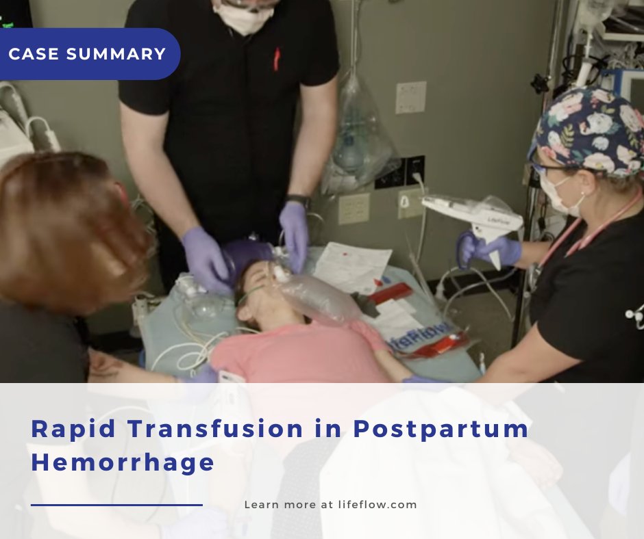 A 34-year-old female who was nine days postpartum presented to the ED. The medical team suspected hemorrhagic shock and ordered immediate fluid resuscitation and blood transfusion, both of which were completed within 30 minutes using LifeFlow.  410medical.com/2024/03/25/cas…