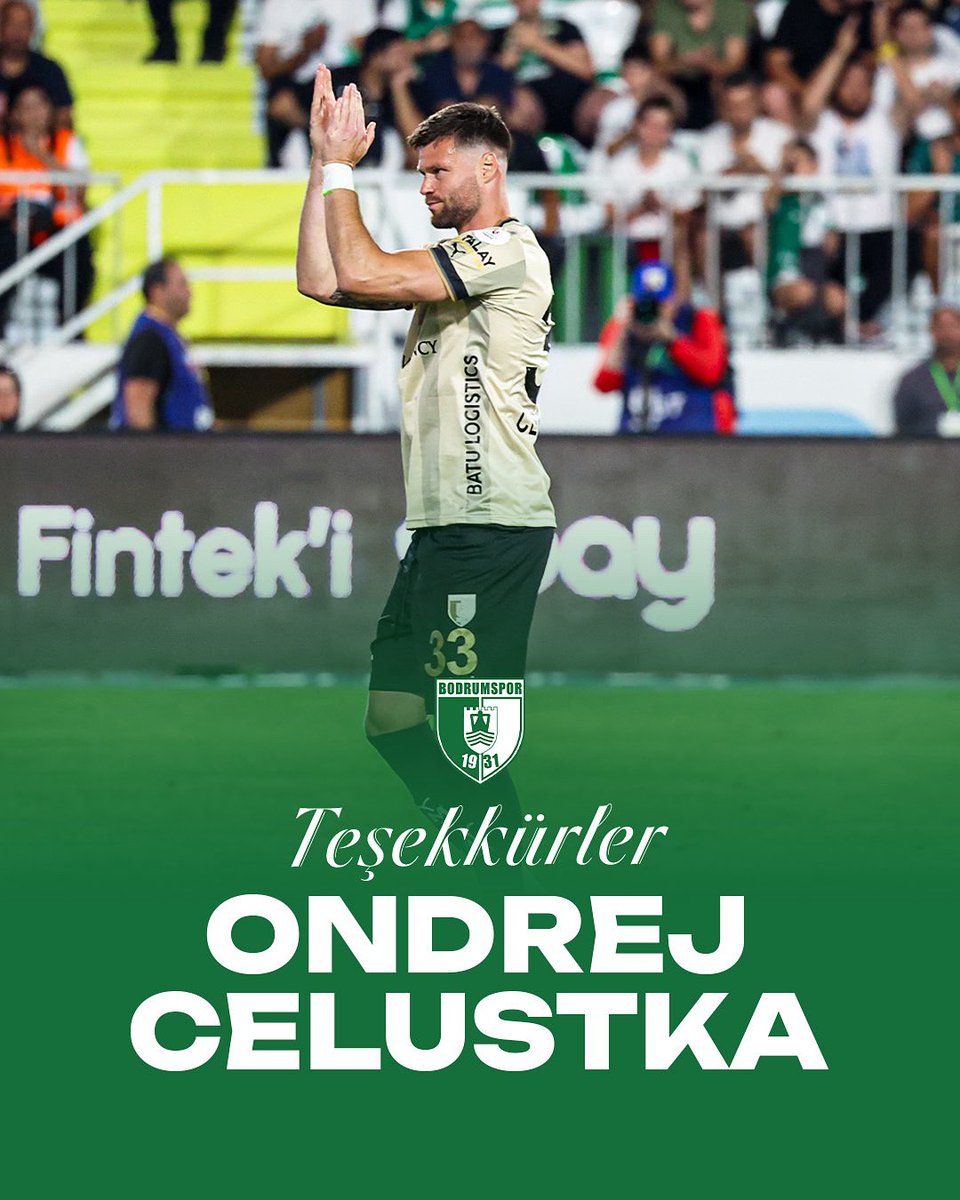 Teşekkürler Celu! 💚🤍

Sözleşme süresini tamamlayarak kulübümüze veda eden takım kaptanlarımızdan Ondrej Celustka’ya, formamızı giydiği 2 sezon boyunca verdiği emekler için teşekkür ediyoruz. Kariyerinin kalan bölümünde başarılar diliyoruz.