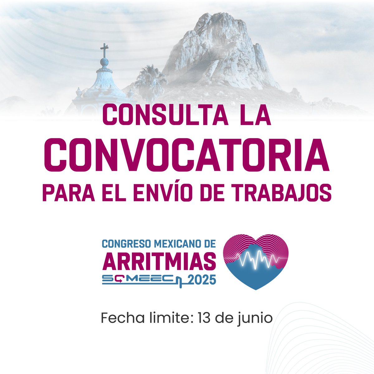 ⚡ ¡Comparte tu caso clínico o investigación!
Participa con un trabajo libre en #ArritmiasMX2025 y haz que tu experiencia cuente.
📅 ¡Quedan pocos días! Tienes hasta el 13 de junio
👉 someec.mx/trabajos_libre…

#SOMEEC #Electrofisiología #TrabajosLibres #CongresoCardiología