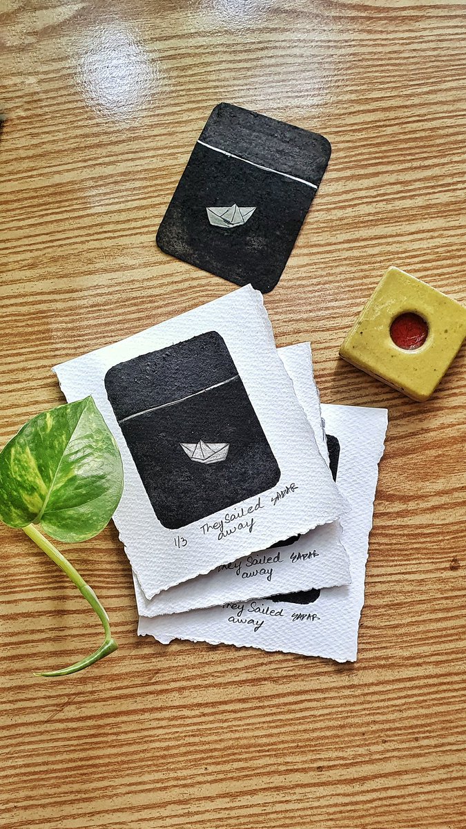 SadafSMirza's tweet photo. Print Prompt: They Sailed Away
#tinytetrapakprint https://t.co/tcSuVeYmjg