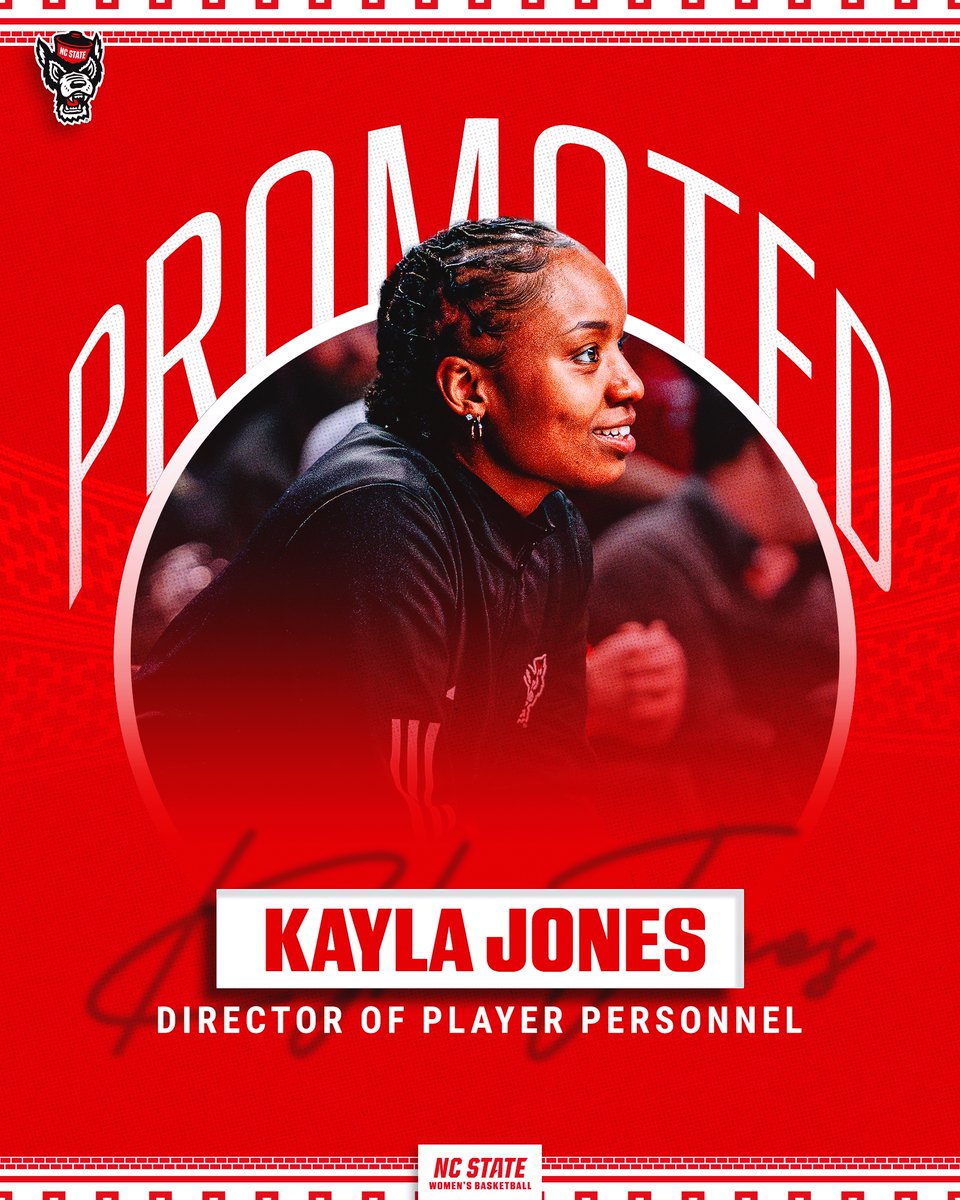 She is here to stay 🤗

KJ has been promoted to the Director of Player Personnel!

📰 shorturl.at/fOffM