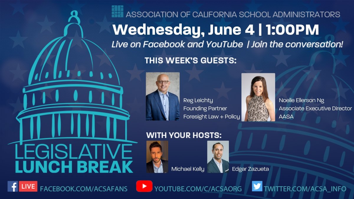 ACSA_info's tweet image. Join us at 1pm TODAY for Legislative Lunch Break. We&apos;ll focus on the nation&apos;s capital &amp;amp; break down a fast-moving reconciliation package that includes private school tax credits &amp;amp; deep cuts to programs like SNAP and Medicaid. Join the conversation! youtube.com/watch?v=QqAZcB…