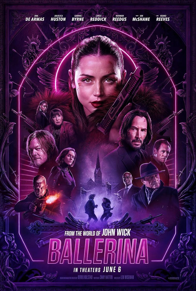 #BallerinaMovie est un spin-off réussit et parvient à garder le même style et se fond parfaitement à l’univers de John Wick. 

Le film a les mêmes qualités globales et les mêmes défauts de répétitions de son modèle.

Ana de Armas s’éclate, c’est fun et c’est ce qu’on demande.