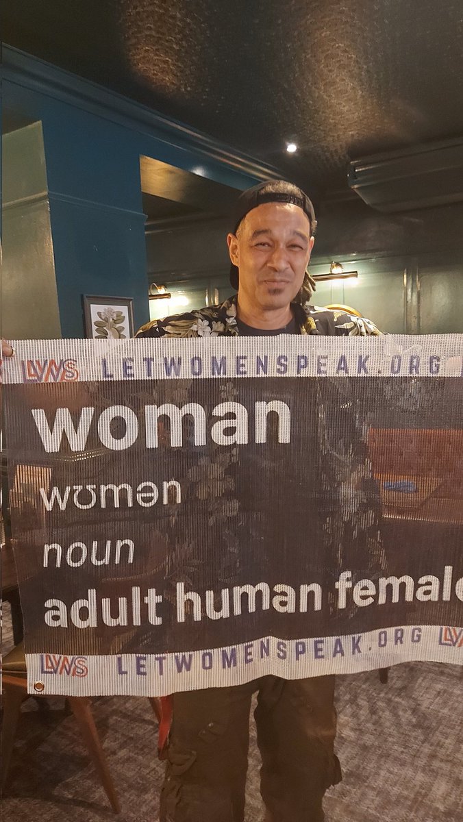 This is our guy ( bar staff) who chased the troon out of the loo + the pub to the tube station
#LetWomenSpeakGMC 
#HEROES