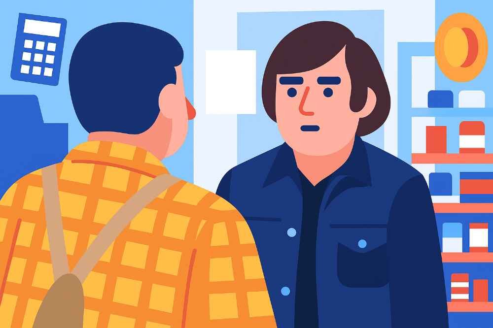 Customer service interactions don't always have to be transactional, when possible, ask questions, strike up a conversation! You never know, you might make a new friend!