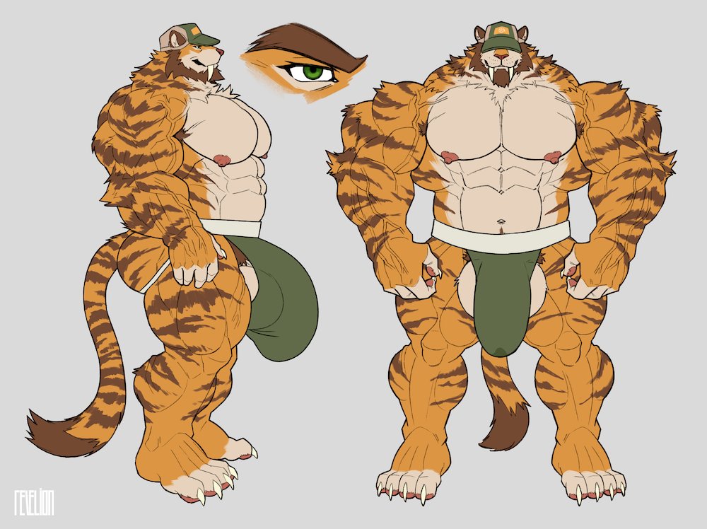 ref sheet I forgot to post of the absolute unit arachibi