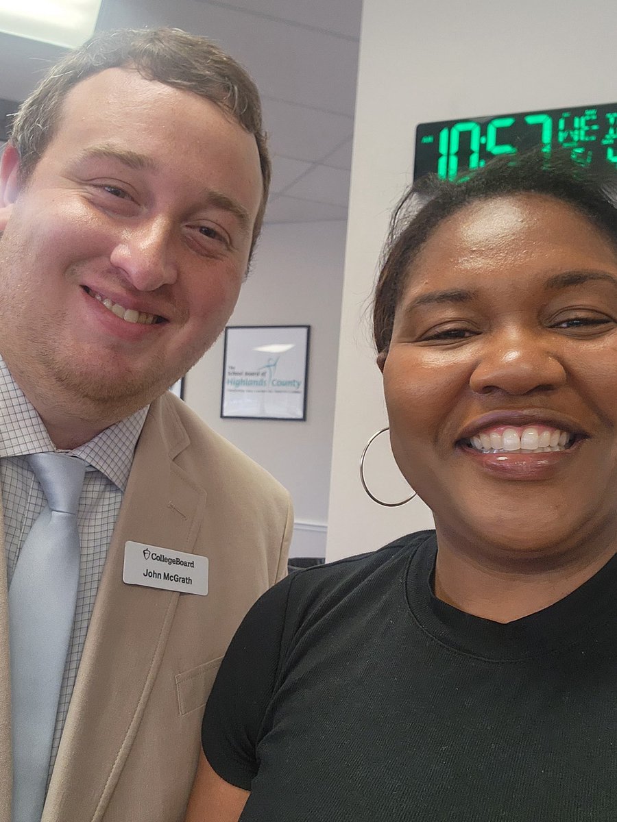 Had a great time collaborating and planning with AP teachers today in the Florida Heartland! Inspiring conversations, shared strategies, the importance of being data informed, and a strong sense of community. Excited for what’s ahead! 💡📚 #APTeachers #CollegeBoard #HEC