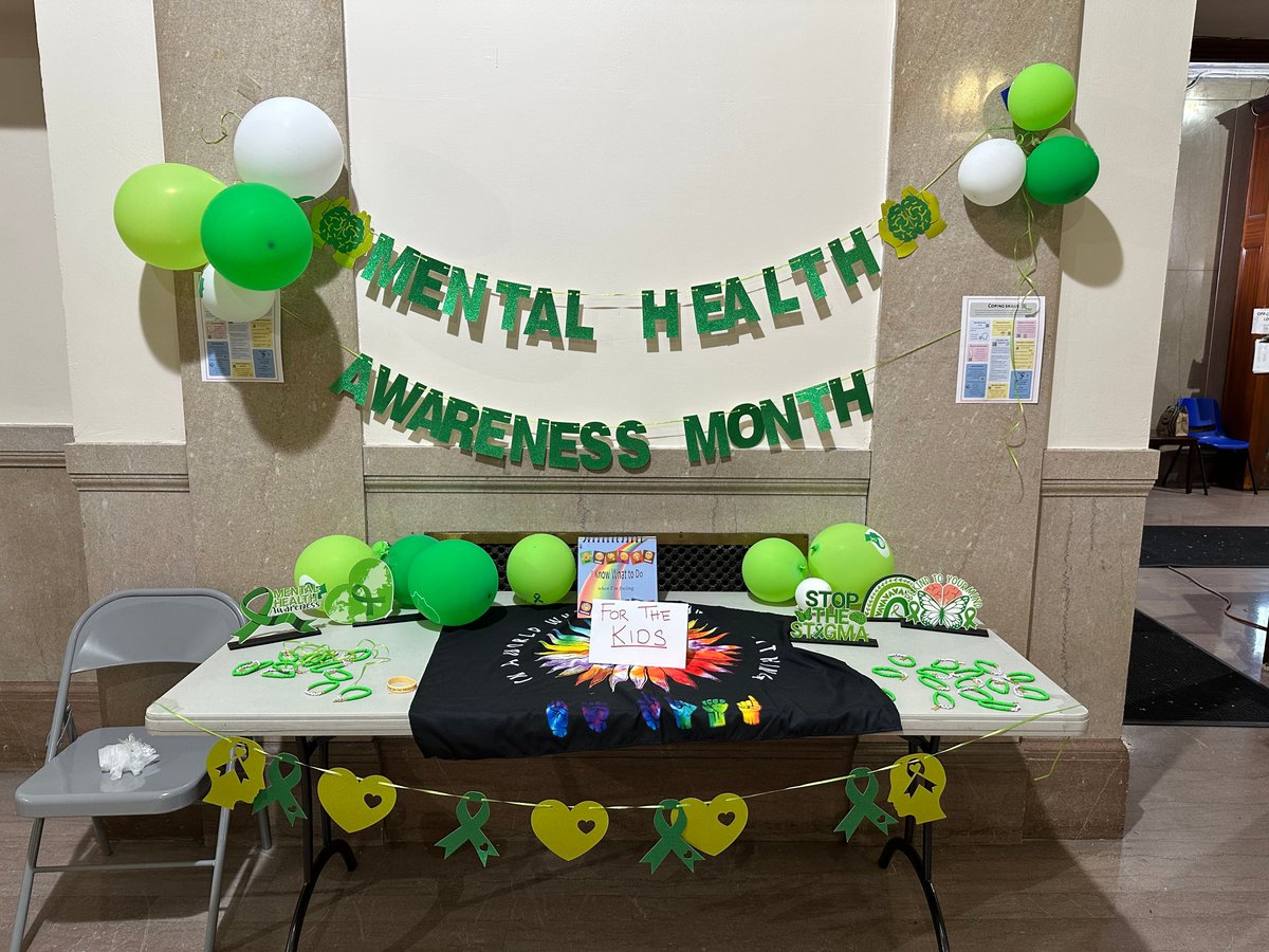 sfdesales's tweet photo. Last month, Mental Health Awareness Month kicked off with resources, green ribbons, and plenty of love for our staff and students. 💚 https://t.co/h8Ut4IyZDl