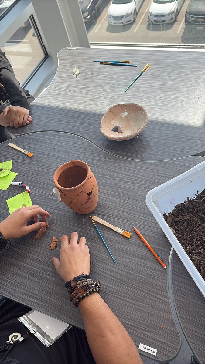 Ruby Shivery (@rivette3) on Twitter photo Seeking sherds as a group to piece together artifacts they found. A great team building activity sorting process, and patience. Seeking sherds as a group to piece together artifacts they found. A great team building activity sorting process, and patience.