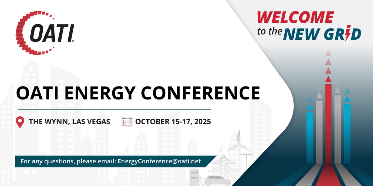 Don’t miss the AI and Energy Session Track at the 2025 OATI Energy Conference where we’re going to explore how AI is going to integrate into the grid, particularly, how AI will act as an operator assistant. 

Learn more -&gt; hubs.ly/Q03qHCmP0 

#Energy #energyevents #ai