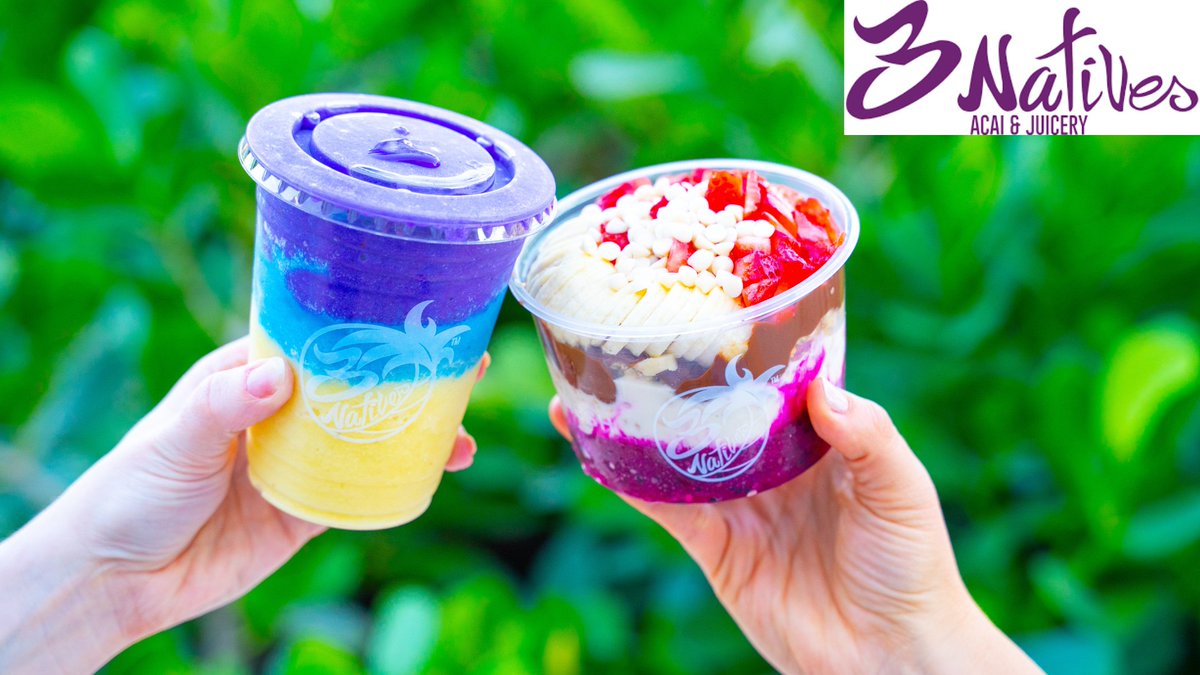 Lunch break? Snack time? Sweet craving? 3Natives has you covered!

Try their new Tie-Dye Twist Smoothie or Coco Dragon Chip Bowl, made-to-order, and packed with fresh, delicious ingredients.

Enter now for your chance to win a $50 3Natives gift card!
ul.ink/1VYH3N
