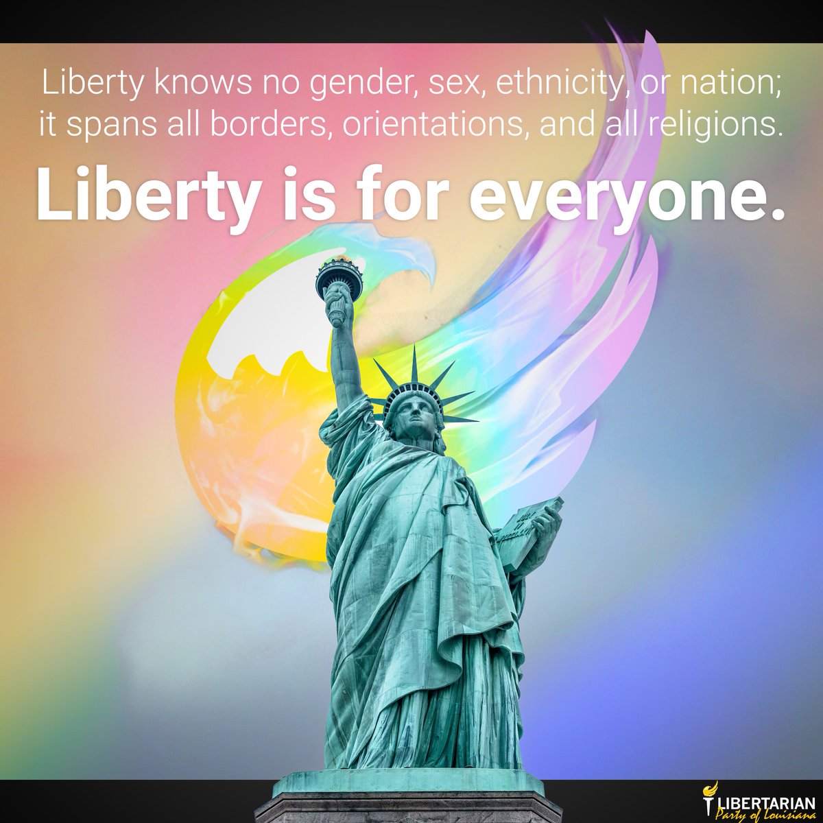Irrational collectivist hatred for intrinsic human qualities, such as gender, sex, ethnicity, and national origin leads to abuse - both from governments and individuals.

Standing against the injustice of the state means standing up for those targeted by bigotry.

#PrideMonth