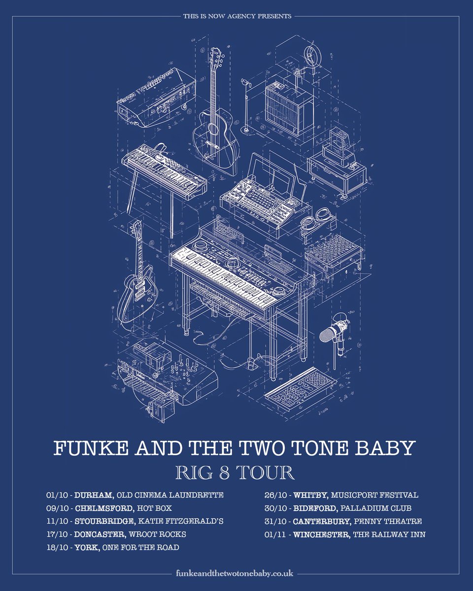 This October and November I am hitting the road ahead of hitting the studio.

I'm going to be showing off Rig 8 to its full potential and playing brand new and totally unheard tracks from Album No 5.

Twyx will be available Friday at 10am.