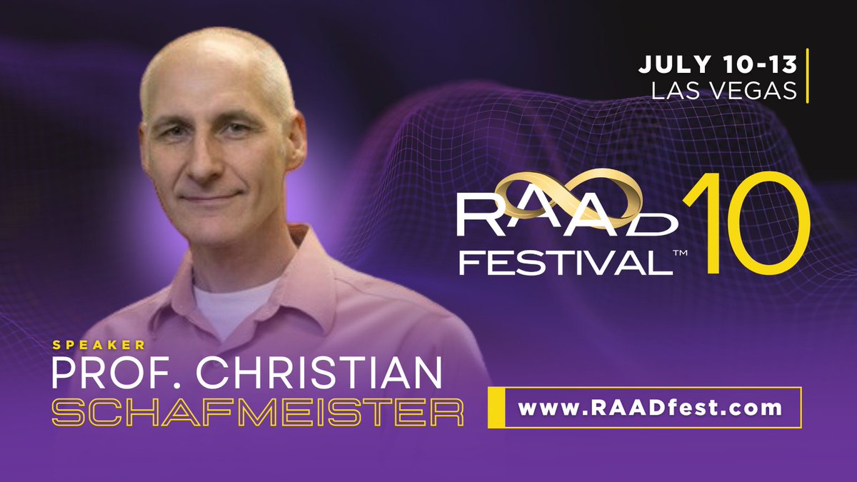 RAADfest (@raadfest) on Twitter photo Welcome Prof. Christian Schafmeister to RAADfest 2025!
raadfest.com
<a href="/rlecoalition/">Coalition for Radical Life Extension</a>
<a href="/LongevityEVF/">Longevity Escape Velocity Foundation</a>
<a href="/JamesRstrole/">James Strole</a>
<a href="/aubreydegrey/">Aubrey de Grey</a>
<a href="/joebardin/">Joe Bardin</a> Welcome Prof. Christian Schafmeister to RAADfest 2025!
raadfest.com
<a href="/rlecoalition/">Coalition for Radical Life Extension</a>
<a href="/LongevityEVF/">Longevity Escape Velocity Foundation</a>
<a href="/JamesRstrole/">James Strole</a>
<a href="/aubreydegrey/">Aubrey de Grey</a>
<a href="/joebardin/">Joe Bardin</a>