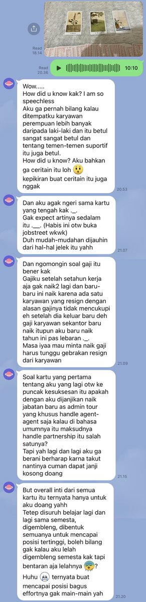 rudisetiakawan's tweet image. Alhamdulillah, thank you yang uda curhat dan #tarotreading di aku

segera booking via,

whatsapp: wa.me/62881026332333
line: line.me/ti/p/E9dXUEMYyZ

testimoni yang lama ada di sini:

bit.ly/rudi_setiakawan

#zonauang #zonajajan #tarot #jasatarot #bacatarot #tarotwithrudi