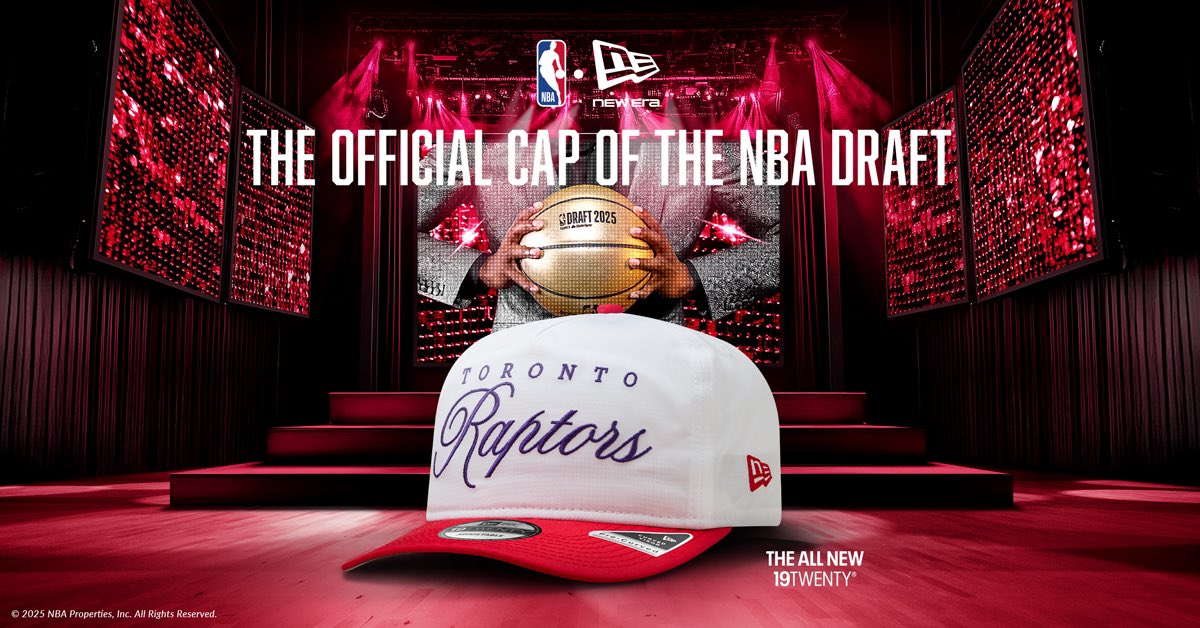 Real Sports Apparel (@shoprsapparel) on Twitter photo The next wave of talent is ready to take the stage. @raptors Draft Hat just dropped: shop.realsports.ca/collections/to…
For the first time ever, the Official On-Stage Cap of the 2025 NBA Draft debuts in the 19TWENTY silhouette—a modern twist on <a href="/NewEraCap/">New Era Cap</a>’s Golfer.
#WeTheNorth The next wave of talent is ready to take the stage. @raptors Draft Hat just dropped: shop.realsports.ca/collections/to…
For the first time ever, the Official On-Stage Cap of the 2025 NBA Draft debuts in the 19TWENTY silhouette—a modern twist on <a href="/NewEraCap/">New Era Cap</a>’s Golfer.
#WeTheNorth