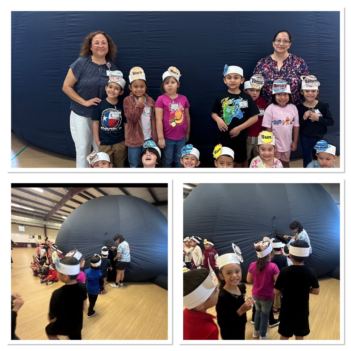 Our Pre-K students had a blast exploring the planetarium during our Dual Language Summer Program today! 🌌🪐 Their eyes lit up with wonder as they learned about stars, planets, and space. #EarlyLearning #STEM #DualLanguage #PreKA <a href="/rosemarycleal/">R Leal</a>
