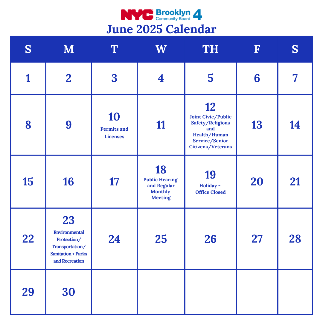Brooklyn Community Board 4 tweet media