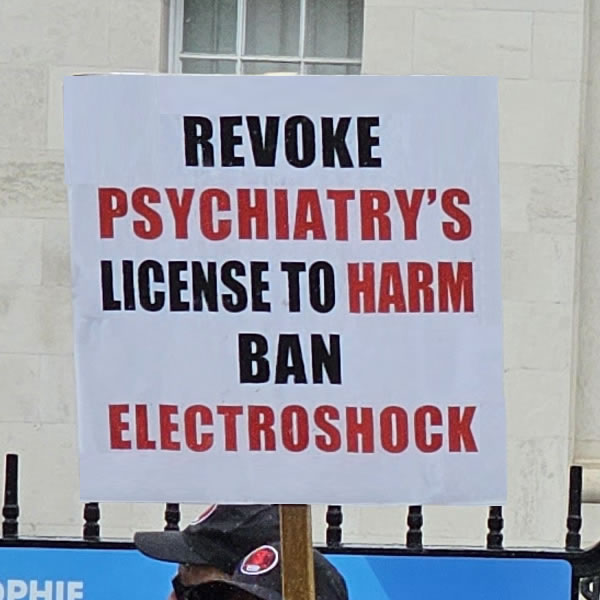 cchruk's tweet photo. It is both telling and revealing that psychiatrists get upset about their 'treatments' being criticised and exposed for being inhumane. With this in mind, the only action is to continue exposing the inhumanity.

Under current laws, no one is permitted to inflict brain damage on another person, with impunity, unless they are a #psychiatrist using electroshock also known as #ECT. Despite psychiatric denials, brain damage is caused when psychiatrists use ECT. 

The fact the psychiatric industry is still allowed to continue this assault under the guise of 'therapy' is enough reason to carry on beating the drum so that it is brought to regulator attention, to Government attention, and so that an end to the torture and inhumanity can finally be achieved. #mentalhealth #MentalHealthMatters #mentalhealthawareness #psychiatry