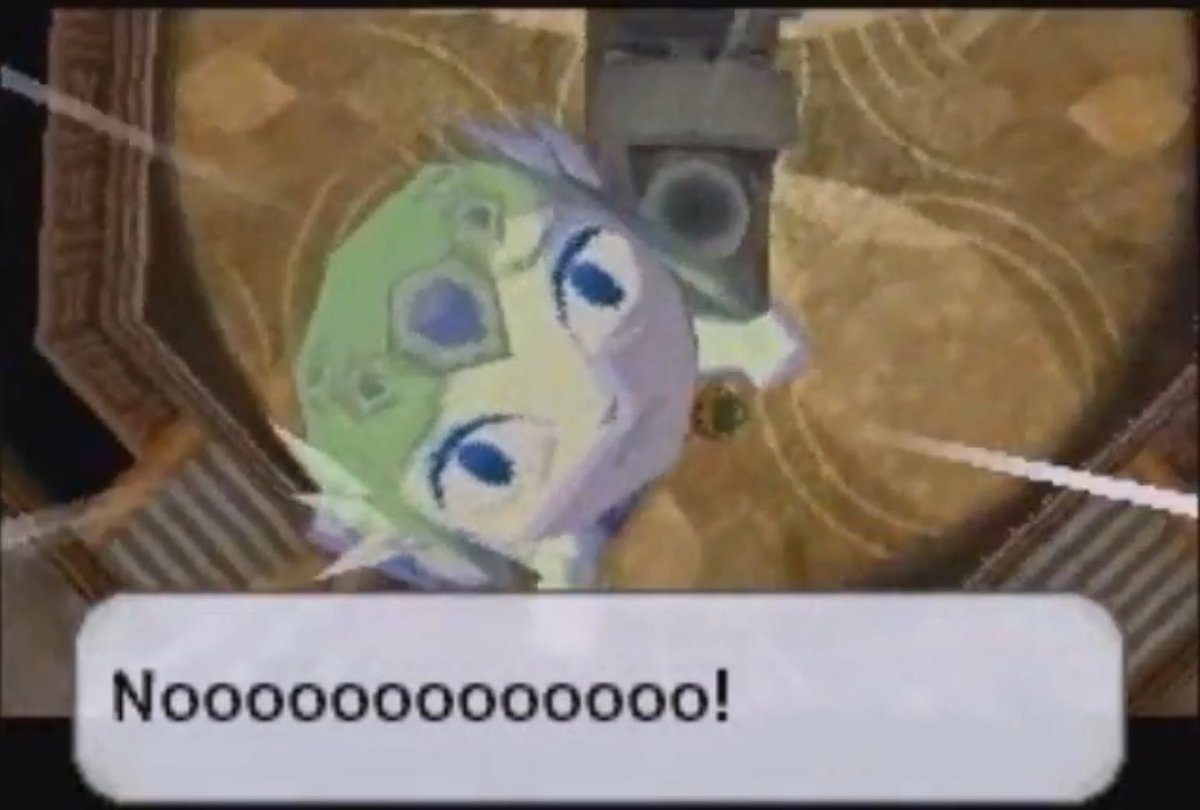 Zelda before and after finding out a demon is running around in her body 😭