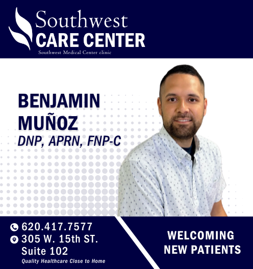 👨‍⚕️ Provider Spotlight: Benjamin Muñoz, APRN 👨‍⚕️

We’re proud to introduce Benjamin Muñoz in his new role as a Nurse Practitioner at Southwest Care Center!
