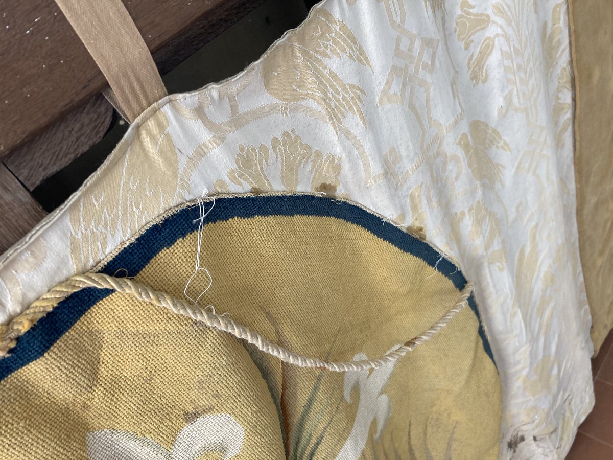 TheCCT's tweet image. The altar frontal at St Mary Magdalene's got a much-needed #makeover! Thanks to talented volunteer Wendy, some loose stitching is fixed, and it'll look amazing at the July 20th summer service. A big thank you to Wendy!  Find out more about this church: visitchurches.org.uk/whats-on/morni…