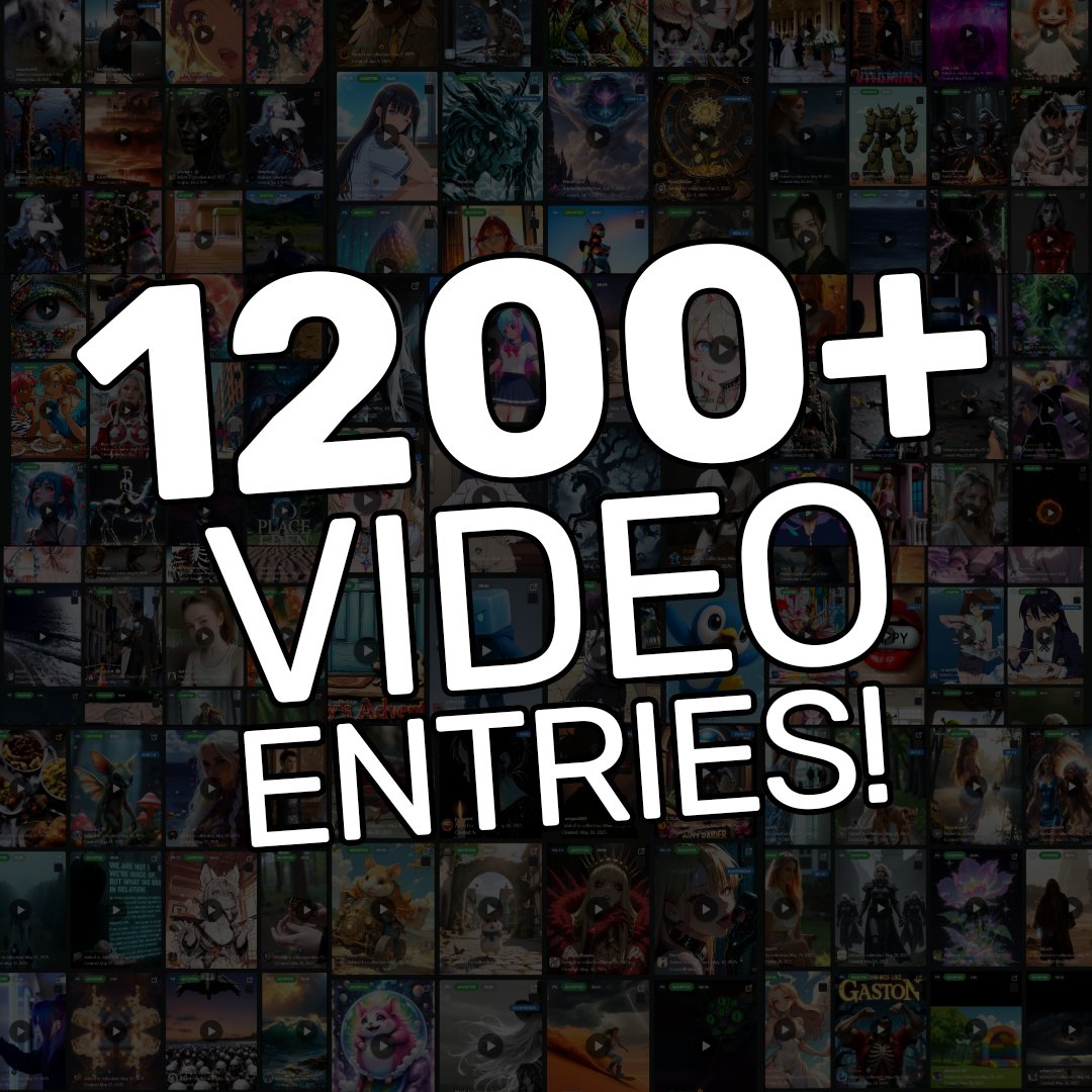 🎉 Over 1200 videos submitted to the Vidu + Civitai Q1ntessential Video Contest - and counting! While the 5s/10s categories are now closed, you still have one week left to enter your 60+ second masterpiece! ⏳ 
Win Buzz, Vidu subs, cosmetics, and total bragging rights - learn