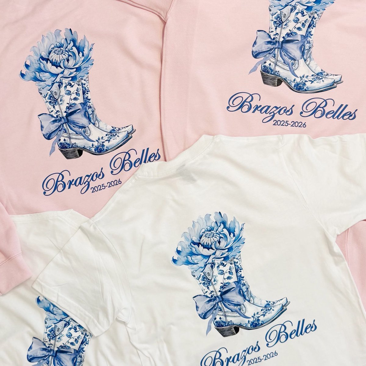 Saddle up Brazos Belles, you’re in cuteness overload wearing these! 🎀