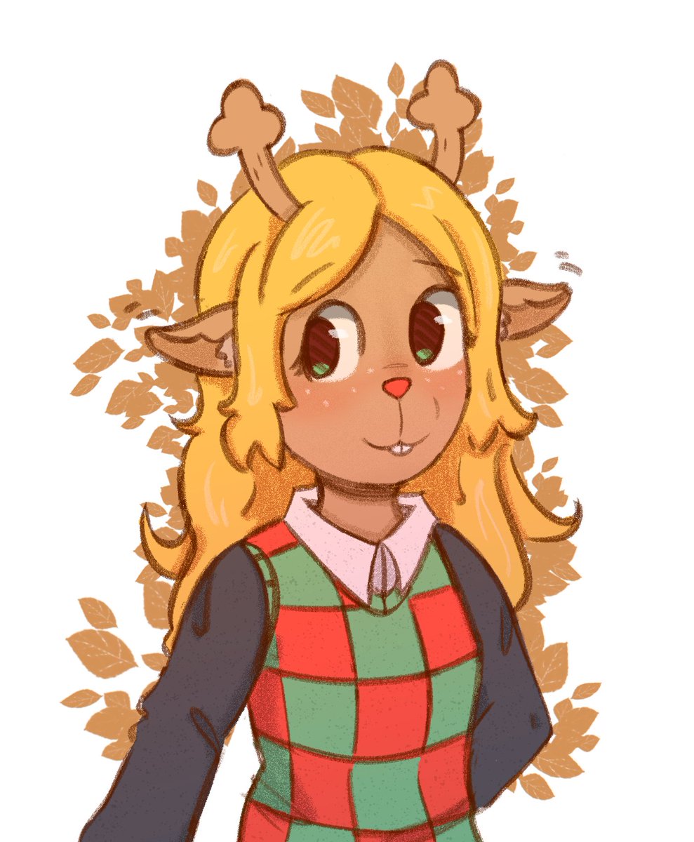 Se1tDraws's tweet image. Reposting my little Noelle drawing! Can&apos;t wait to play the new chapters! #Deltarune