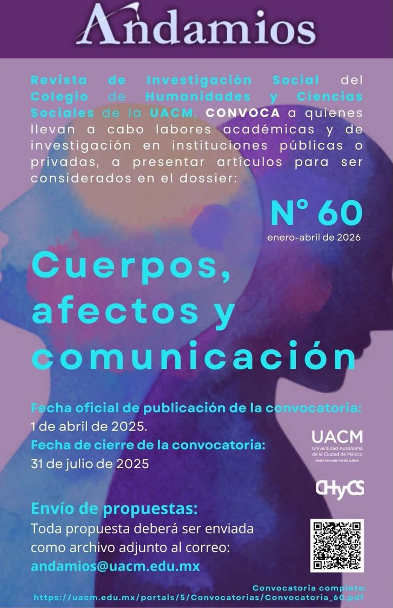 Andamios. Revista de Investigación Social (@uacm_andamios) on Twitter photo 