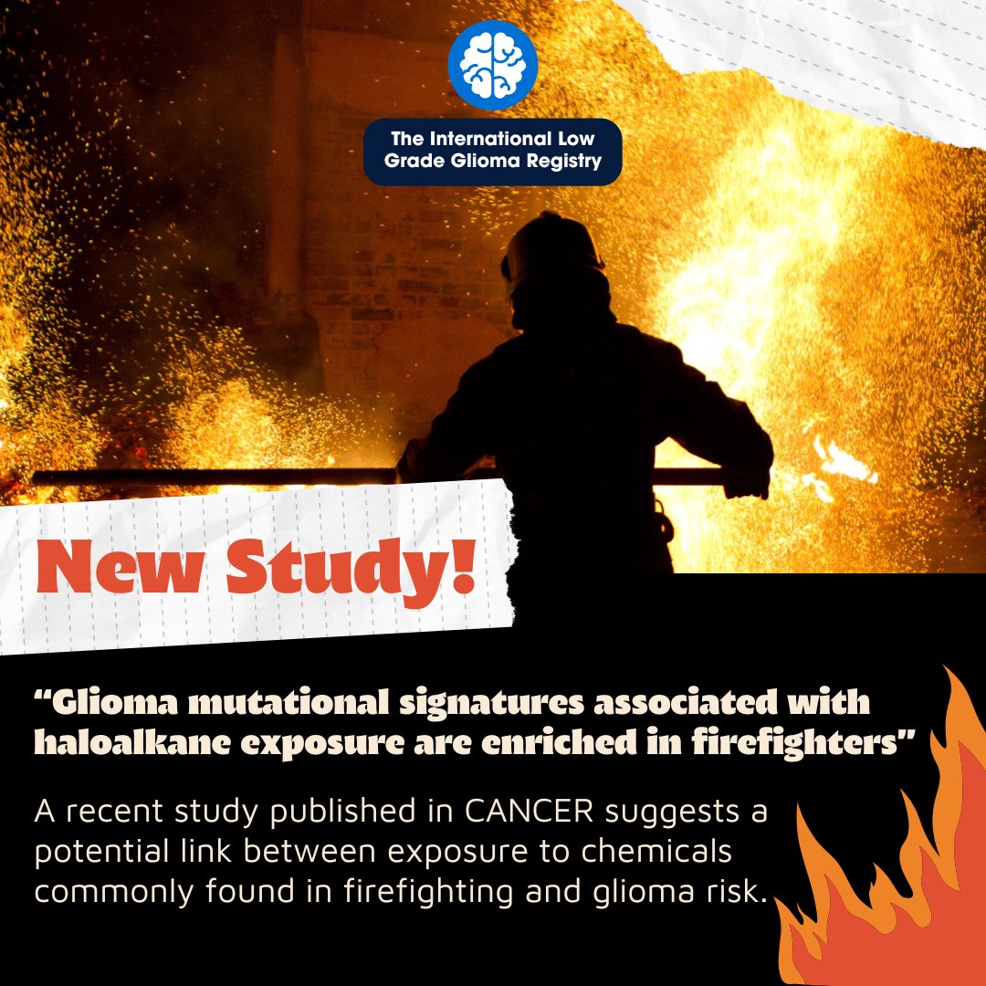 a_e_heffernan's tweet image. A recent study led by @gliomaregistry founder Dr. Elizabeth Claus identified a potential link between exposure to chemicals commonly found in firefighting and glioma risk.
Read the full article here: acsjournals.onlinelibrary.wiley.com/doi/full/10.10…
