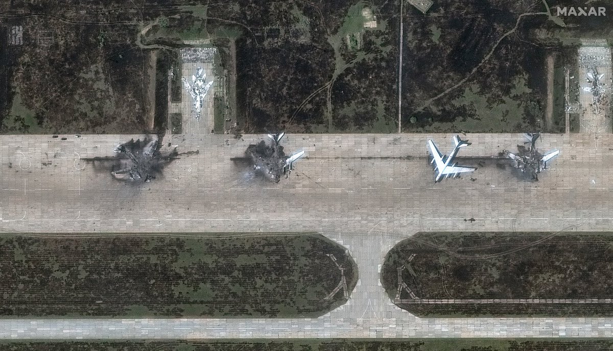 Maxar appear to have some imagery of the remains of Russia's bomber fleet.
