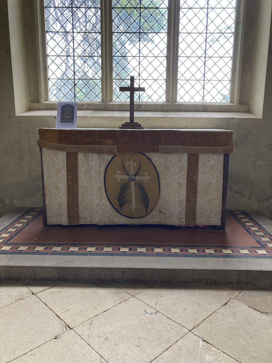 TheCCT's tweet image. The altar frontal at St Mary Magdalene's got a much-needed #makeover! Thanks to talented volunteer Wendy, some loose stitching is fixed, and it'll look amazing at the July 20th summer service. A big thank you to Wendy!  Find out more about this church: visitchurches.org.uk/whats-on/morni…