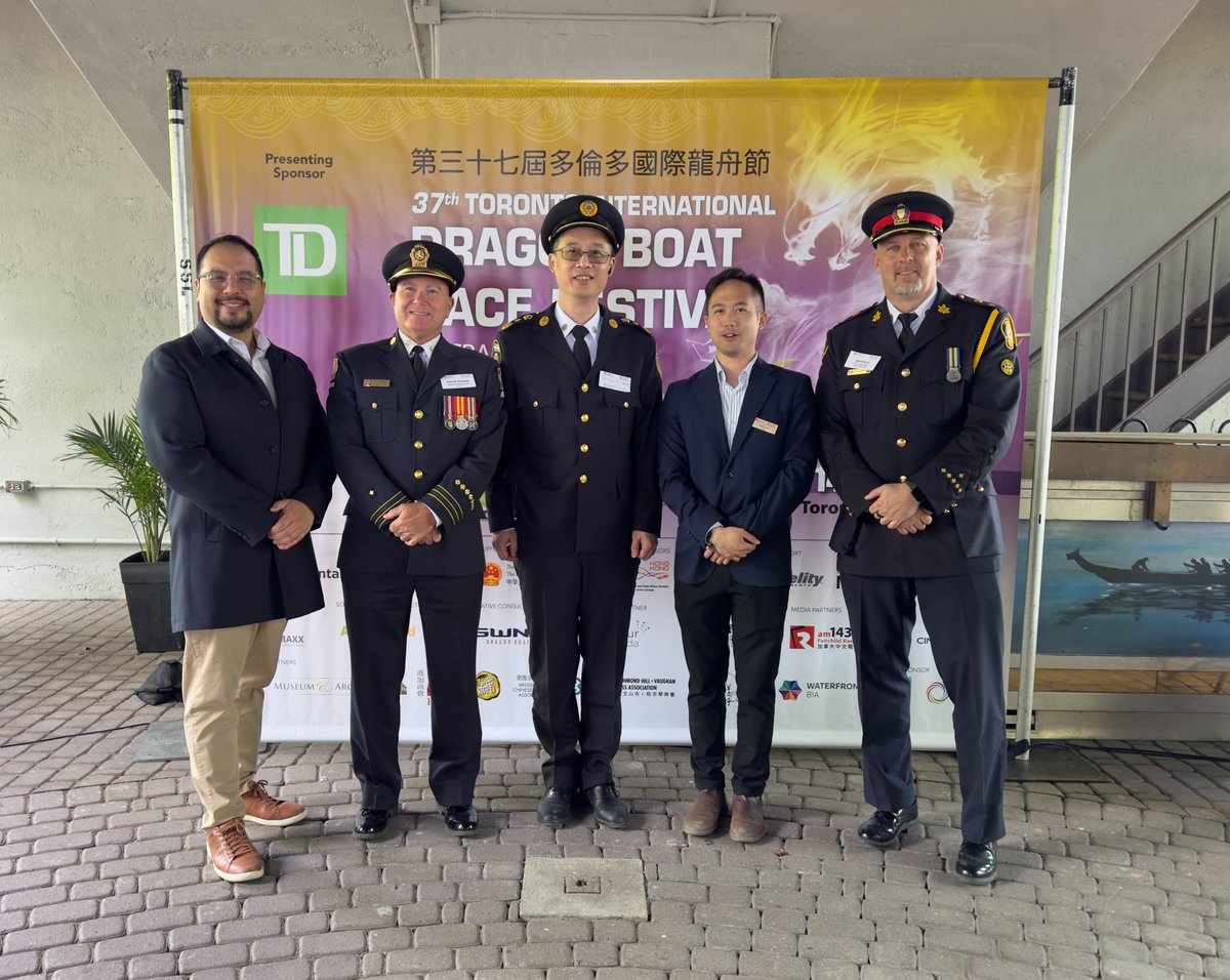 Toronto Fire Services 🇨🇦 (@toronto_fire) on Twitter photo TFS proudly represented at the recent Eye-Dotting Ceremony - Kick-Off for the 37th annual #Toronto International Dragon Boat Race Festival (<a href="/todragonboat/">Toronto Dragon Boat</a>) along with first responder colleagues and distinguished guests. We wish the event and all participating the best of luck! TFS proudly represented at the recent Eye-Dotting Ceremony - Kick-Off for the 37th annual #Toronto International Dragon Boat Race Festival (<a href="/todragonboat/">Toronto Dragon Boat</a>) along with first responder colleagues and distinguished guests. We wish the event and all participating the best of luck!