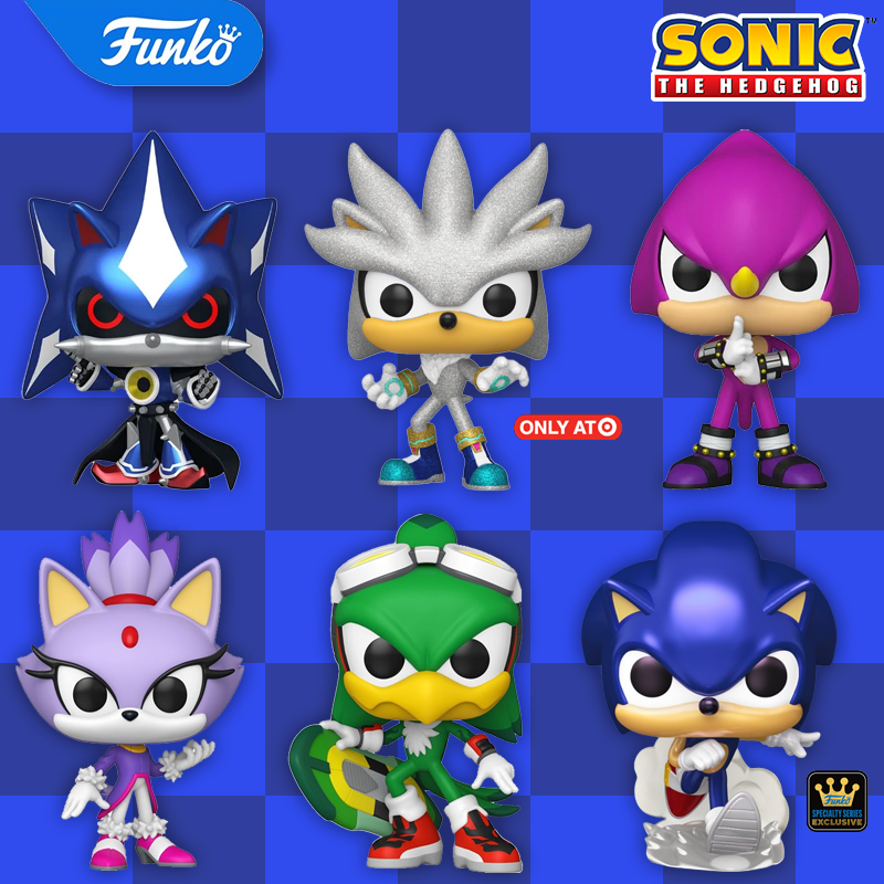 FunkoPopHunters's tweet photo. New Sonic Pops now available to preorder! #funko #sonic #ad
Entertainment Earth ► https://t.co/wM0TtH3KIO
Target X ► https://t.co/eJas1tUjHX
Specialty Series X ► https://t.co/ra75OYa5NV
Amazon ► https://t.co/Nmd8dOx9Bz
#sega #funkopop #popvinyl #sonic #silversonic #espio #blazethecat