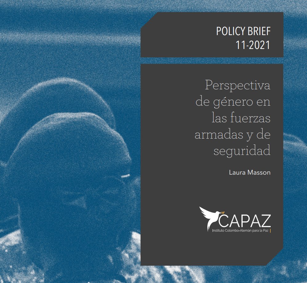 RESDAL (@resdal_) on Twitter photo Perspectiva de género en las fuerzas armadas y de seguridad. Laura Masson
resdal.org/assets/Masson_…
<a href="/Instituto_CAPAZ/">Instituto CAPAZ</a> Perspectiva de género en las fuerzas armadas y de seguridad. Laura Masson
resdal.org/assets/Masson_…
<a href="/Instituto_CAPAZ/">Instituto CAPAZ</a>