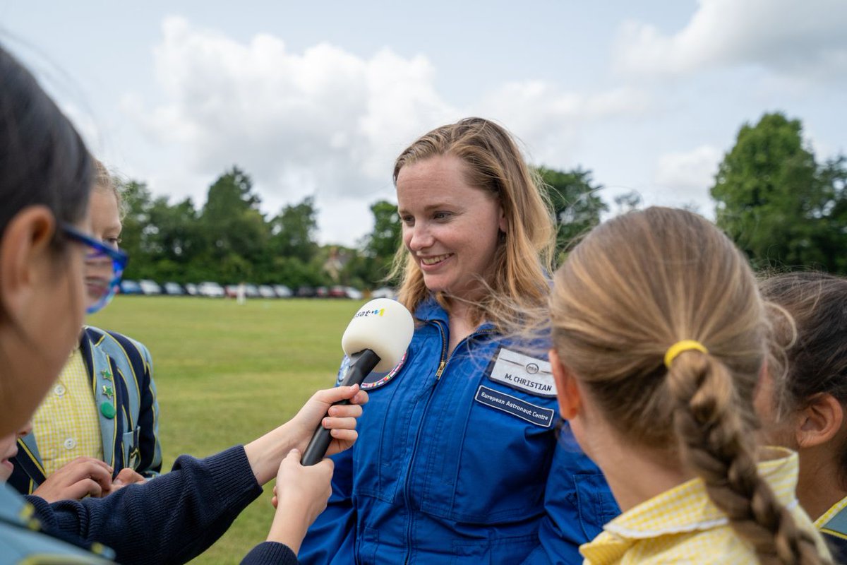Viasat (@viasat) on Twitter photo Over 200 students joined <a href="/esa/">European Space Agency</a>'s Moonlight mission challenge: how to send a message to the far side of the Moon ๐๐ฐ๏ธ With astronaut Meganne Christian and industry experts, we were proud to support this inspiring #STEM day. vsat.co/45GsUO7 Over 200 students joined <a href="/esa/">European Space Agency</a>'s Moonlight mission challenge: how to send a message to the far side of the Moon ๐๐ฐ๏ธ With astronaut Meganne Christian and industry experts, we were proud to support this inspiring #STEM day. vsat.co/45GsUO7
