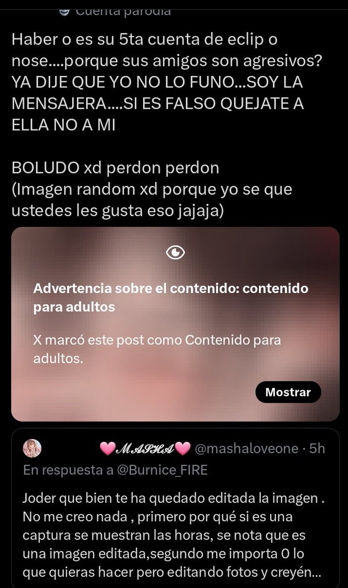 StarAsamiya's tweet photo. Esto me parece espectacular, como una chica arriesga todo por defender a su amiga, arriesga su cuenta y reputacion y hay gente que la insulta sin motivo, ella aviso que ella no tiene nada que ver y solo lo transmite por ayudar a su amiga.
Fuerza @Burnice_FIRE vales oro. https://t.co/MdkKMUi4zQ